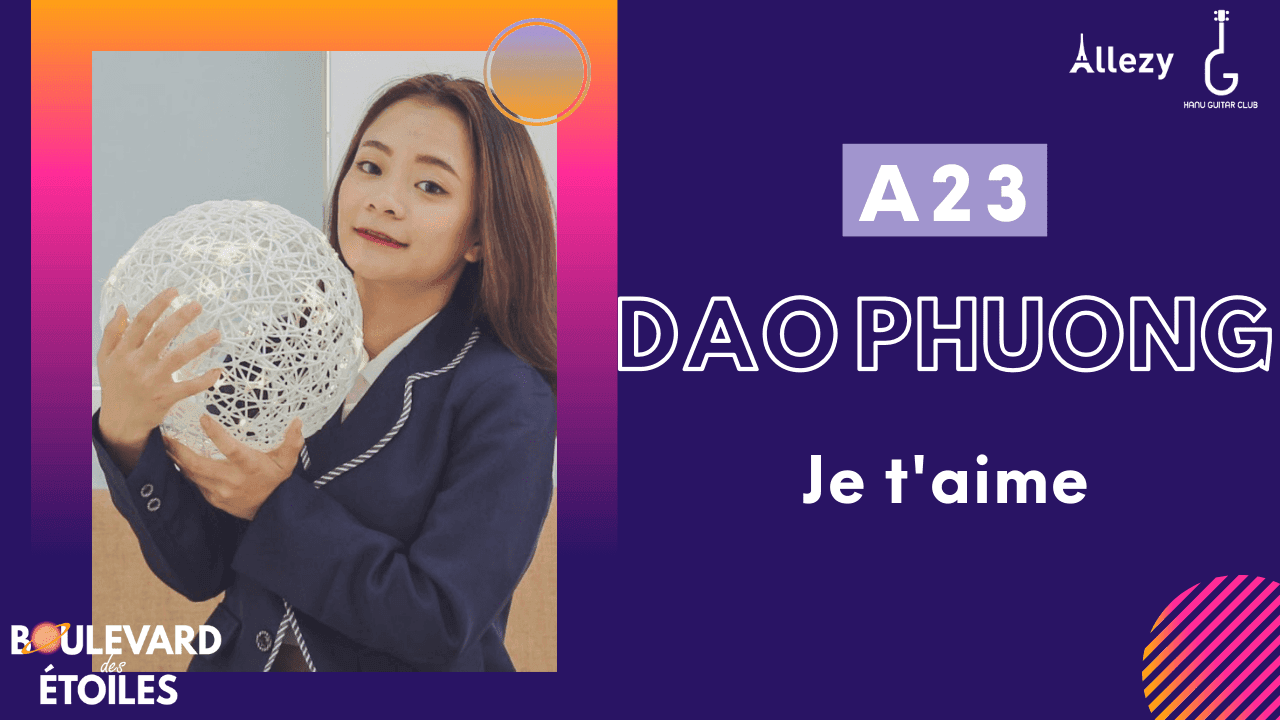 ĐÀO PHƯỢNG - Je t'aime | SBD A23
